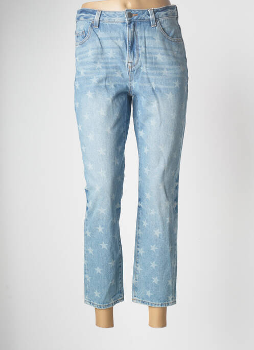 Blugi cu croială dreaptă albastru EDC femeie