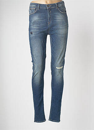 Blugi cu croială slim albastru GARCIA femeie