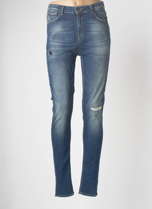 Blugi cu croială slim albastru GARCIA femeie