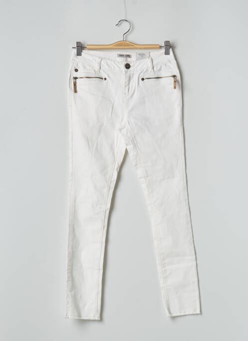Blugi cu croială slim alb GARCIA femeie