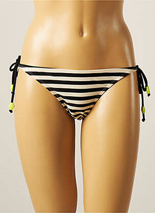 Chiloți de baie negru PIECES femeie