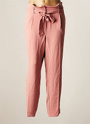 Pantalon drept roz TOM TAILOR femeie