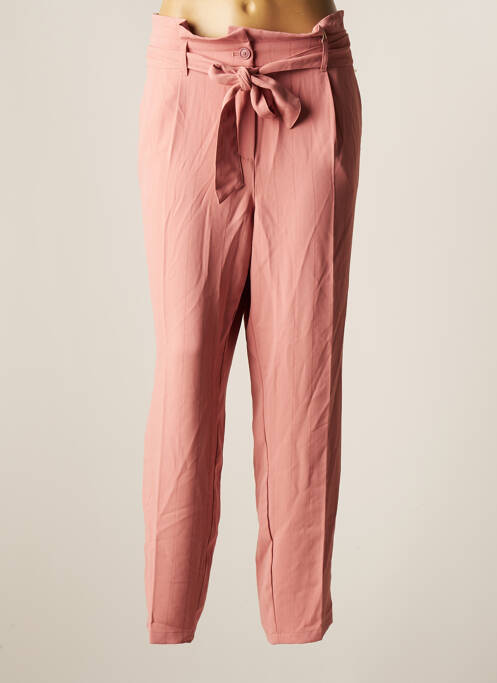 Pantalon drept roz TOM TAILOR femeie