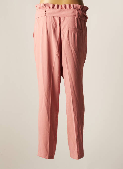 Pantalon drept roz TOM TAILOR femeie