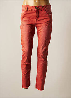 Pantalon slim portocalie LES P'TITES BOMBES femeie