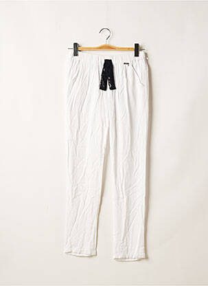 Pantalon drept alb GUESS fată