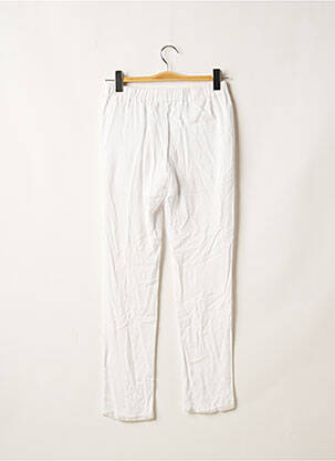 Pantalon drept alb GUESS fată