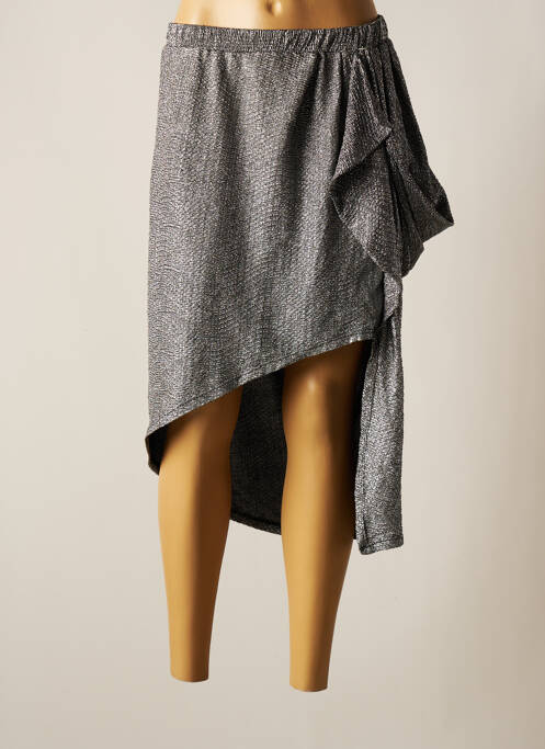 Fustă midi argintiu MORGAN femeie