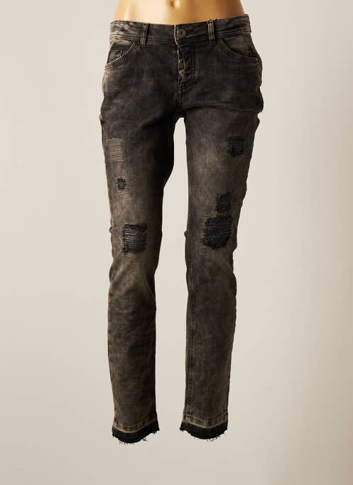 Blugi cu croială slim negru STREET ONE femeie