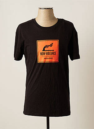 Tricou negru JACK & JONES bărbat