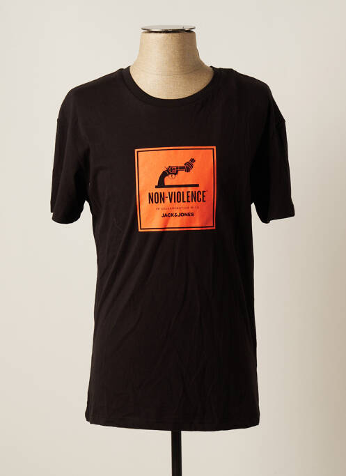 Tricou negru JACK & JONES bărbat