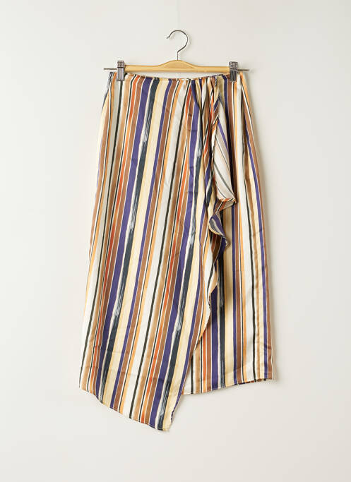 Fustă midi albastru MANGO femeie