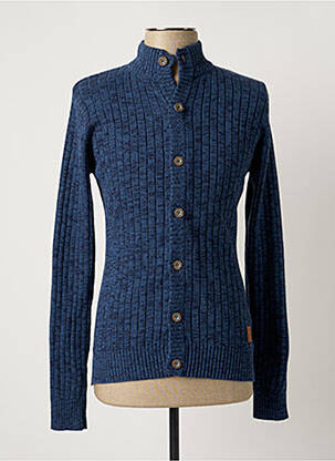 Vestă cu mâneci lungi albastru BRUCE & BUTLER  bărbat