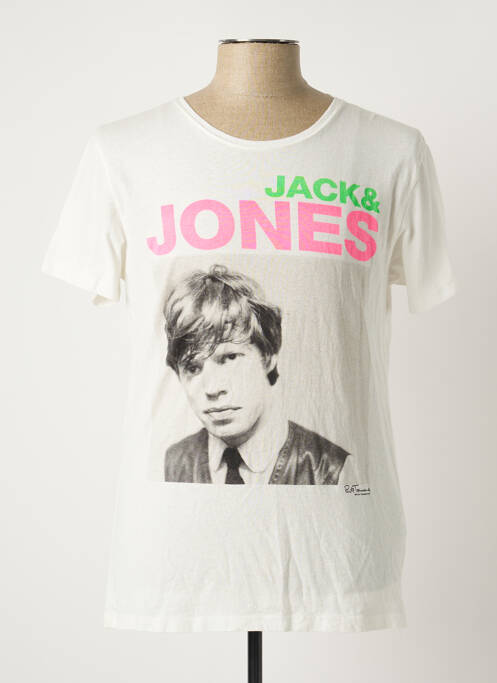 Tricou bej JACK & JONES bărbat