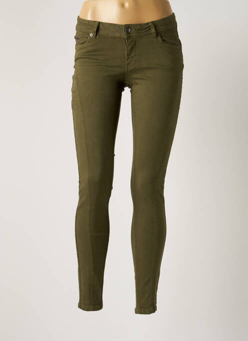 Blugi cu croială slim verde VERO MODA femeie