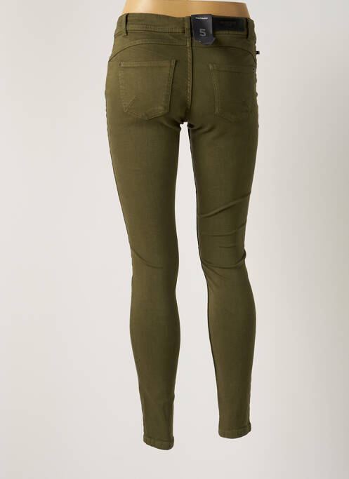 Blugi cu croială slim verde VERO MODA femeie