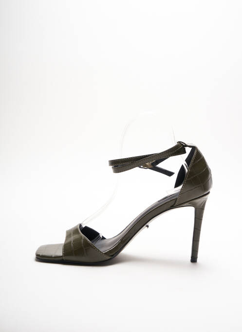 Sandale/Pantofi decupați verde ONLY femeie