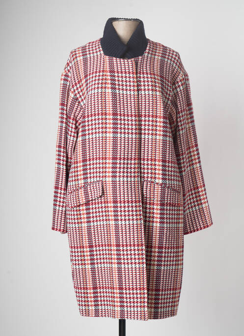 Palton lung roșu DEVERNOIS femeie