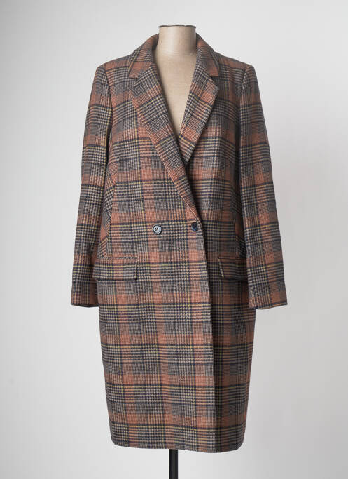 Palton lung albastru DEVERNOIS femeie