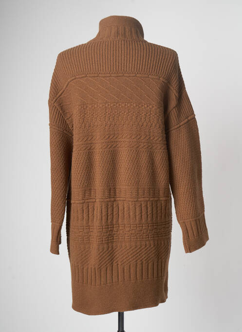 Vestă cu mâneci lungi maro DEVERNOIS femeie