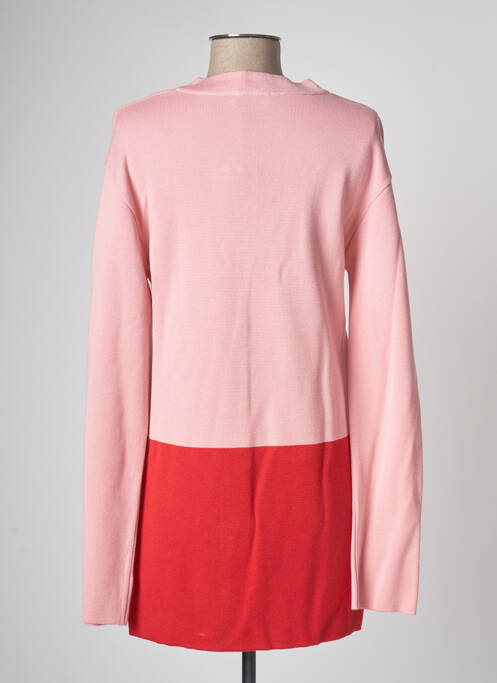 Pulover tunică roz DEVERNOIS femeie