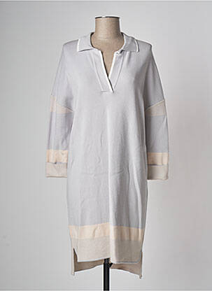 Rochie midi gri DEVERNOIS femme