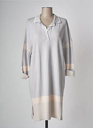 Rochie midi gri DEVERNOIS femme
