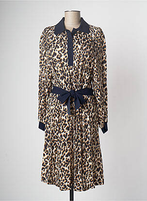 Rochie midi bej DEVERNOIS femeie