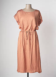 Rochie midi roz DEVERNOIS femme