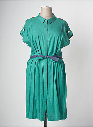 Rochie midi verde DEVERNOIS femeie