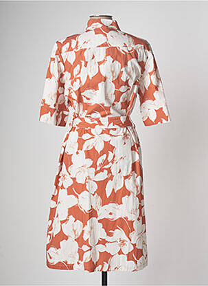 Rochie midi portocalie DEVERNOIS femeie
