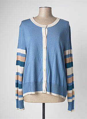 Vestă cu mâneci lungi albastru DEVERNOIS femeie