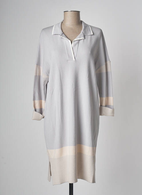 Rochie midi gri DEVERNOIS femeie