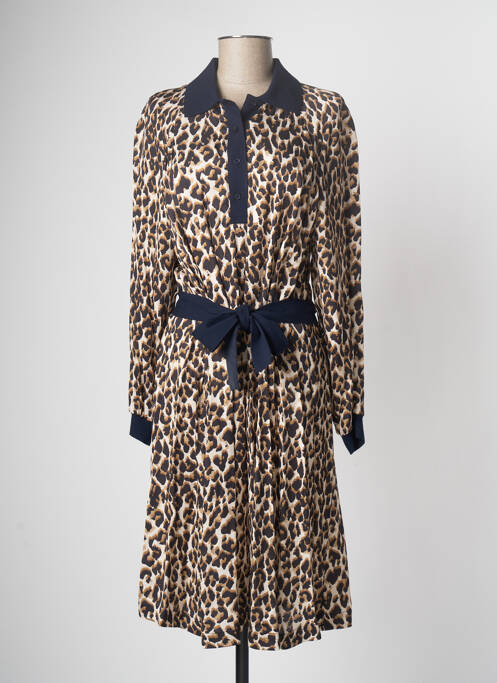 Rochie midi bej DEVERNOIS femeie