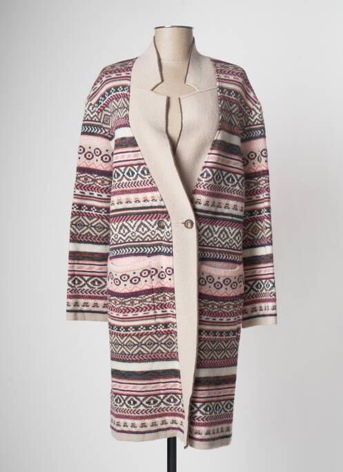 Vestă cu mâneci lungi bej DEVERNOIS femeie