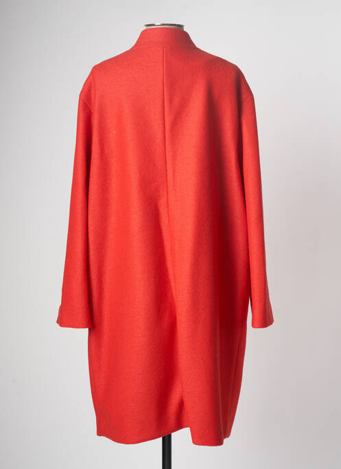 Palton lung roșu DEVERNOIS femeie