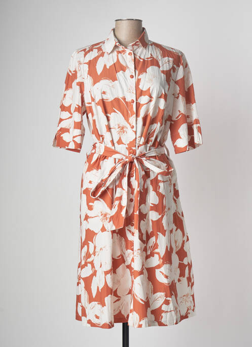 Rochie midi portocaliu DEVERNOIS femeie