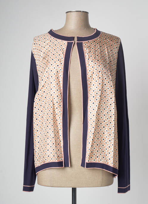 Vestă cu mâneci lungi roz DEVERNOIS femeie