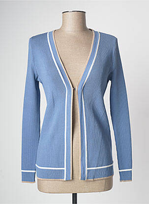 Vestă cu mâneci lungi albastru DEVERNOIS femeie