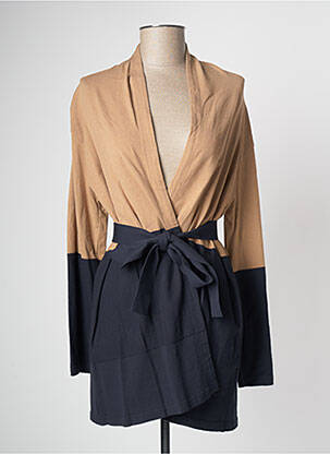 Vestă cu mâneci lungi albastru DEVERNOIS femeie