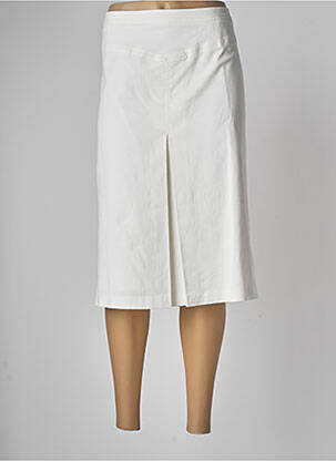 Fustă midi alb DEVERNOIS femeie