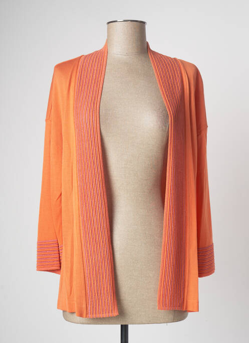 Vestă cu mâneci lungi portocaliu DEVERNOIS femeie