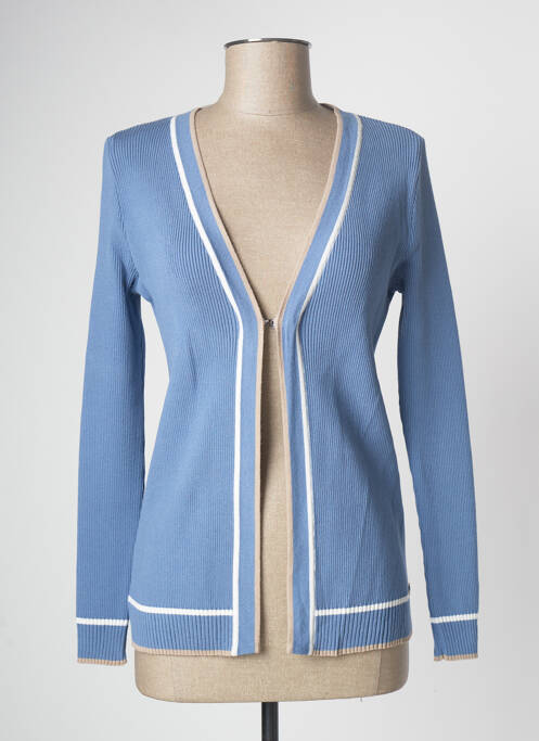 Vestă cu mâneci lungi albastru DEVERNOIS femeie