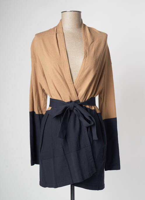 Vestă cu mâneci lungi albastru DEVERNOIS femeie