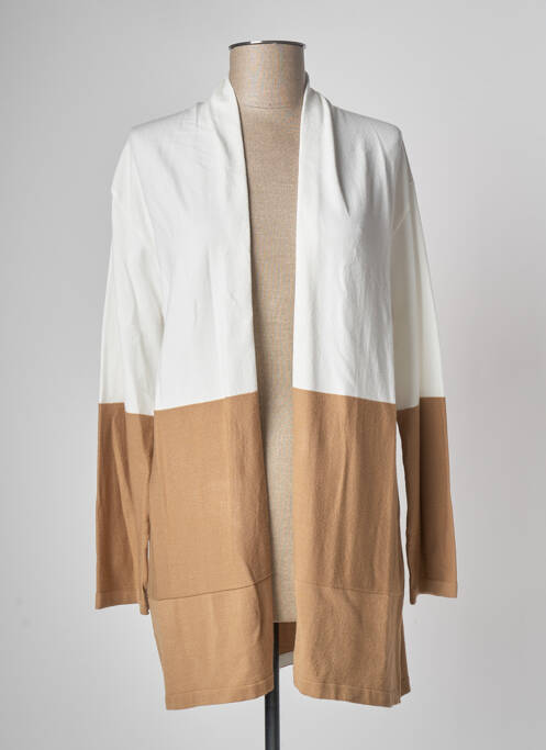 Vestă cu mâneci lungi bej DEVERNOIS femeie