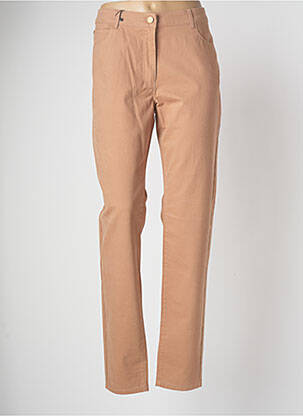 Blugi cu croială dreaptă maro DEVERNOIS femeie