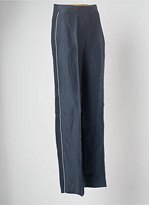 Pantalon larg albastru DEVERNOIS femeie
