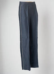 Pantalon larg albastru DEVERNOIS femme