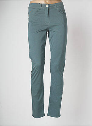 Pantalon slim verde DEVERNOIS femeie