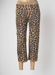 Pantalon larg bej DEVERNOIS femme